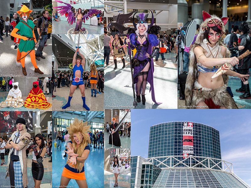 Anime Expo 2015 - Day 1 collage