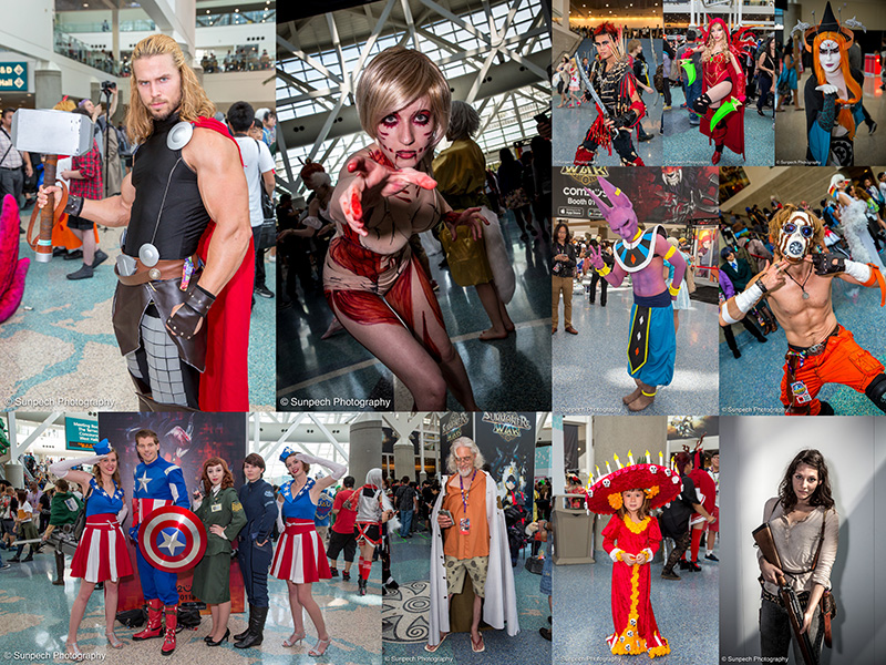 Anime Expo 2015 - Day 3 collage