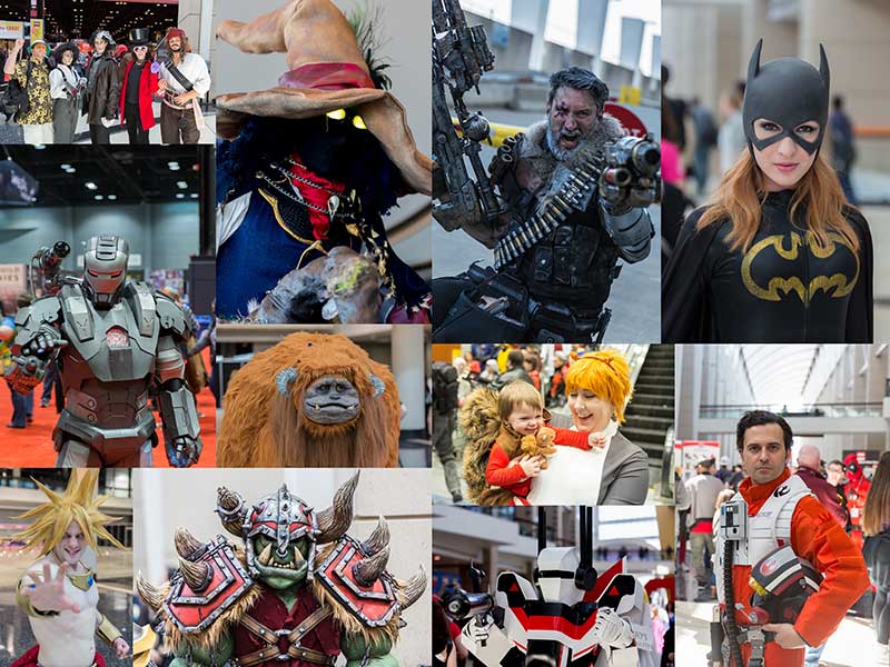 2016 C2E2 Cosplay Collage