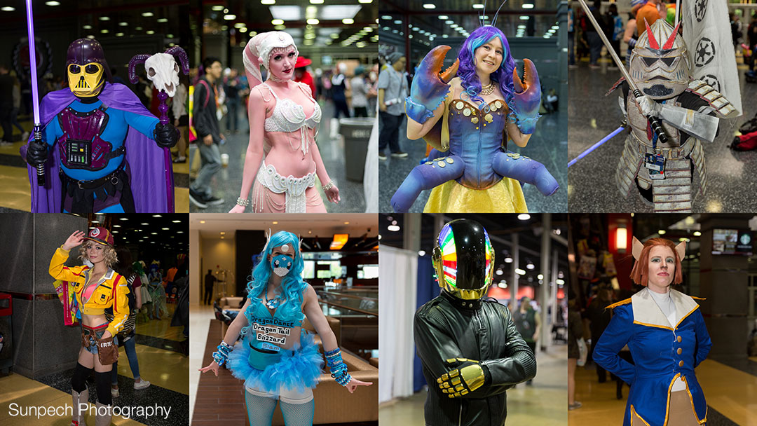2017 Anime Central Day 1 Cosplay Collage