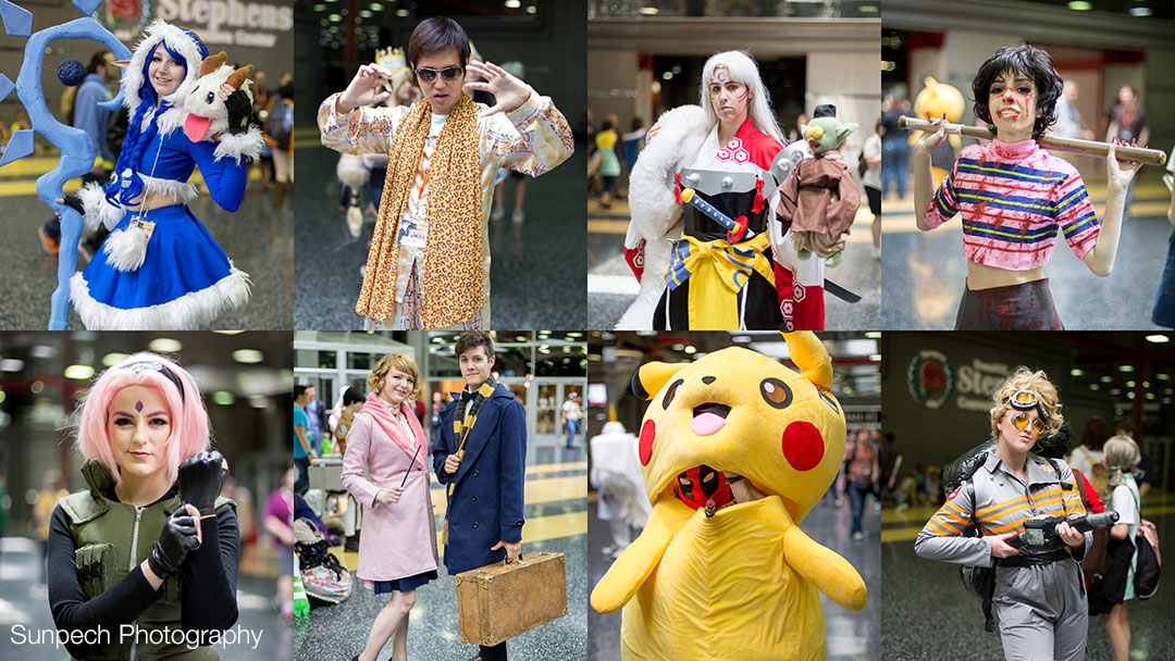 2017 Anime Central Day 3 Cosplay Collage