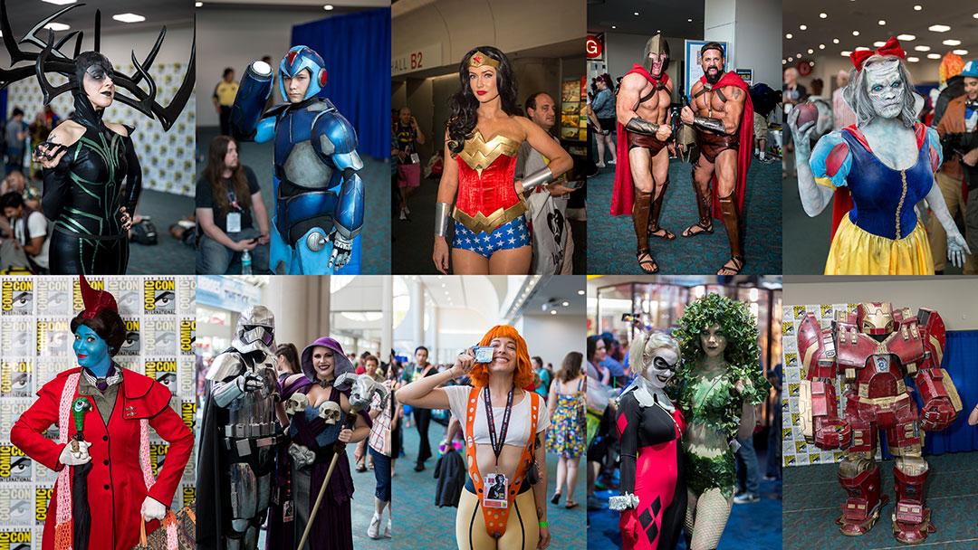 San Diego Comic Con - Cosplay Collage