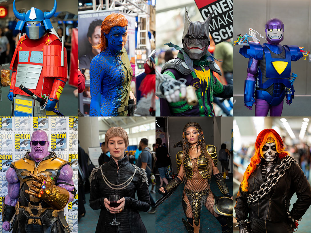 San Diego Comic Con 2018 Cosplay Collage