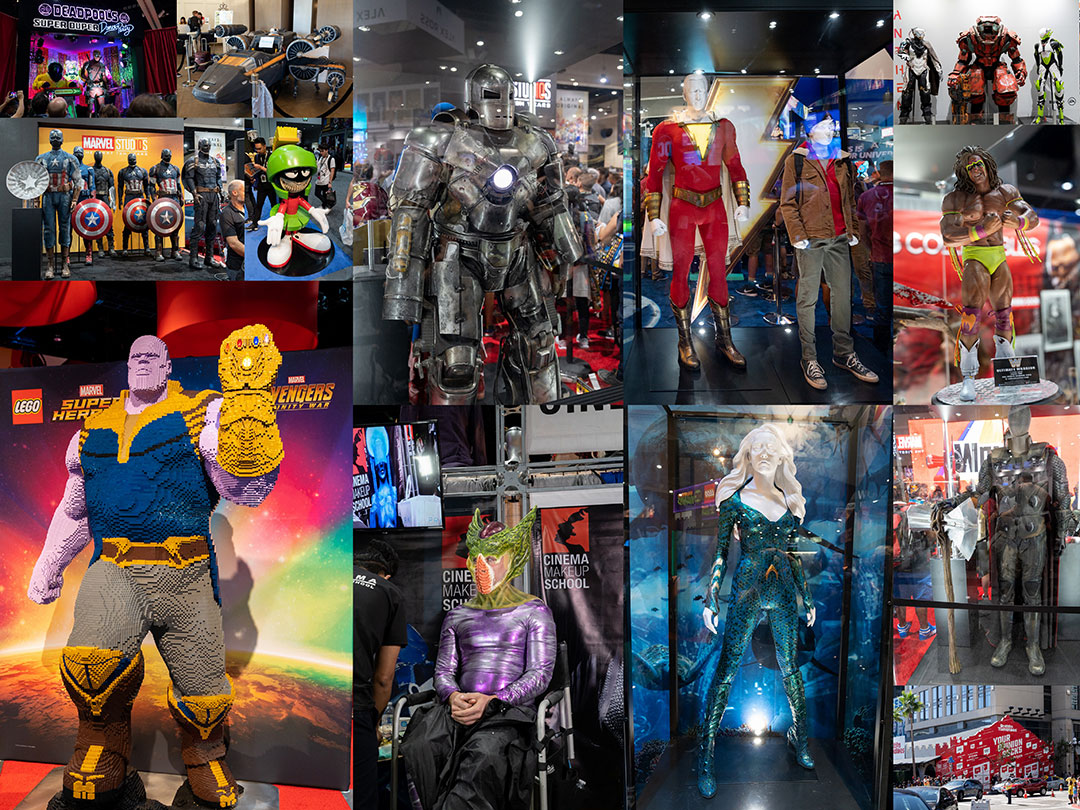 San Diego Comic Con 2018 Misc Collage