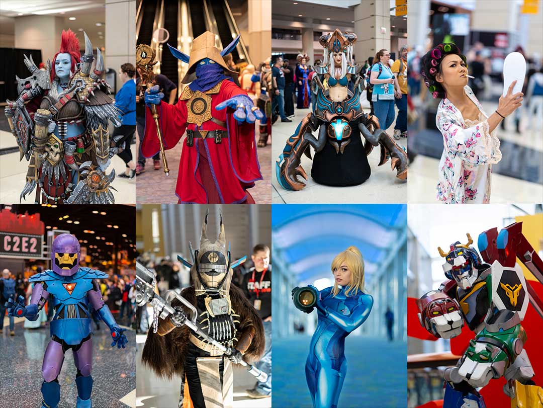C2E2 Cosplay Collage
