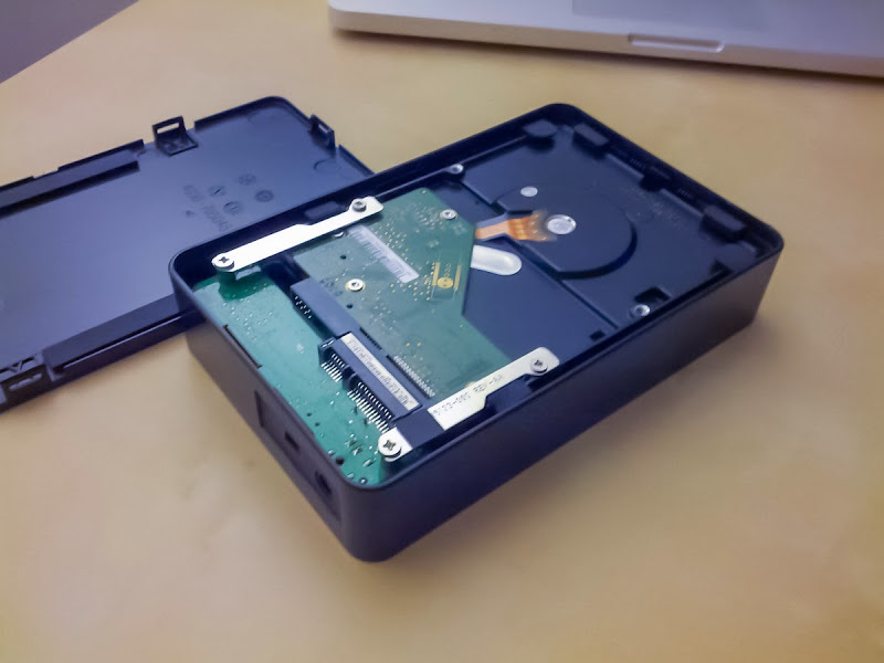 Removing HDD from USB drive 2