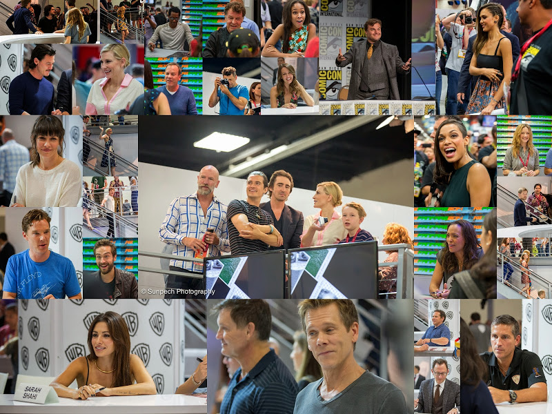 2014 SDCC Celebrities Collage