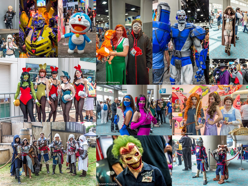 2014 SDCC Cosplay Collage
