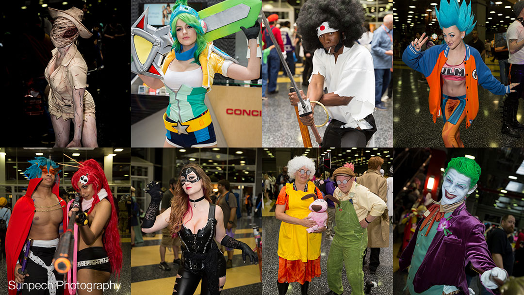 2017 Anime Central Day 2 Cosplay Collage