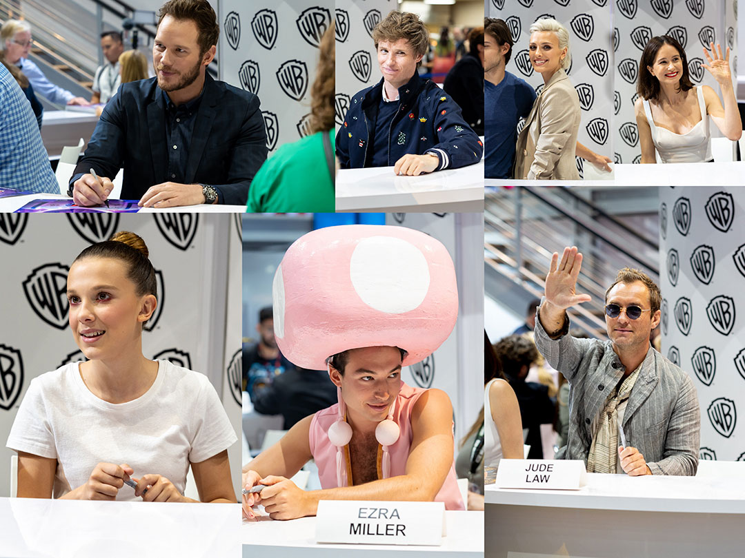 San Diego Comic Con 2018 Celebrities Collage