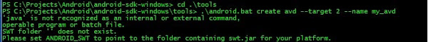 Android Error Message 64-bit