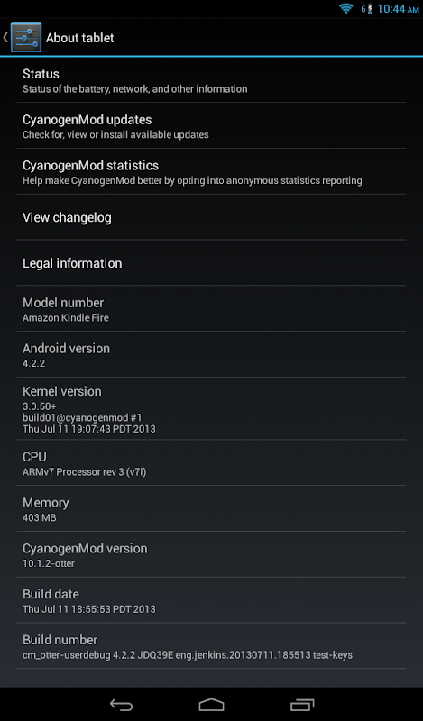 Cyanogenmod KF