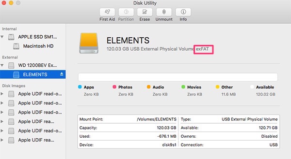 how big should the partition be for el capitan osx