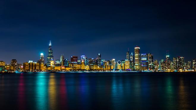 Chicago from the Adler Planetarium