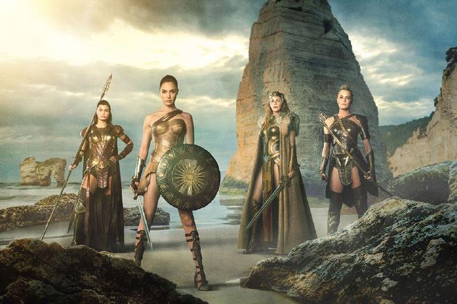 Wonder Woman on Themyscira