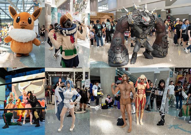 Anime Expo 2024 Cosplay Collage