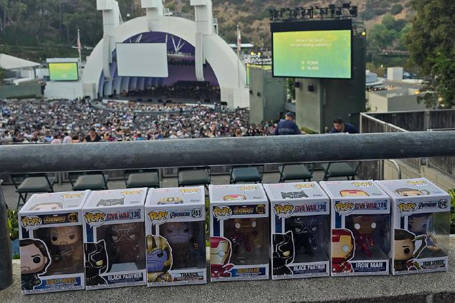 Funko Pop giveaways at Infinty Saga concert