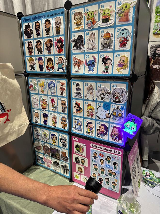 Naoko Mullally’s booth