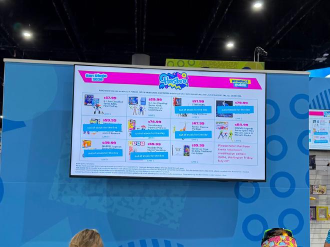 San Diego Comic Con 2026 - Con Floor - Hasbro Sold Out